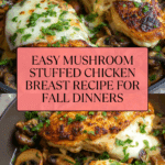 Mushroom Stuffed Chicken Breast – Quick and Easy Recipe