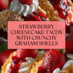 Strawberry Crunch Cheesecake Tacos Recipe