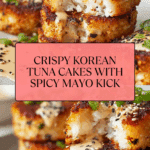 Bold Asian-Style Tuna Cakes with Spicy Mayo Recipe