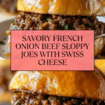 Irresistible French Onion Beef Sloppy Joes Recipe
