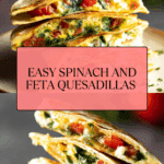 Spinach and Feta Quesadillas (Quick & Healthy) Recipe