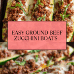 Easy Ground Beef Zucchini Boats (Healthy and Delicious) Recipe