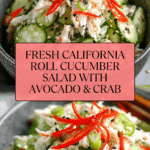 California Roll Cucumber Salad Recipe