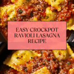 Crockpot Ravioli Lasagna Recipe
