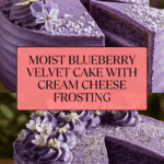 Blueberry Velvet Cake Recipe