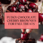 Roasted Chocolate Cherry Brownies Recipe