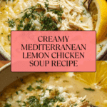 Mediterranean Lemon Chicken Soup