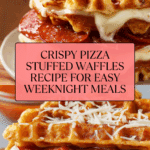 Yummy Pizza Stuffed Waffles Recipe