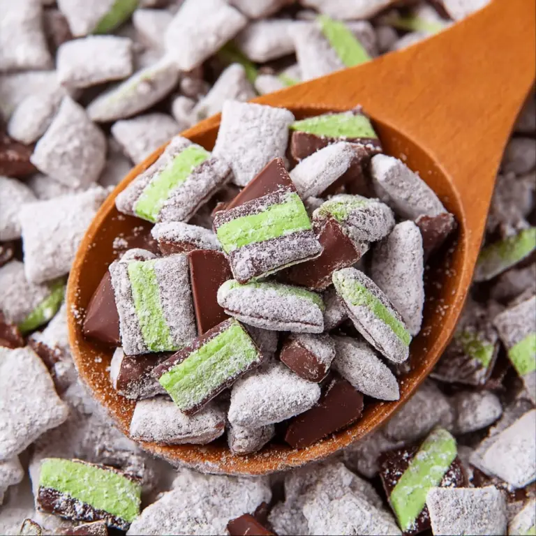 Mint Chocolate Puppy Chow Recipe