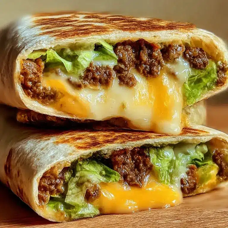 Homemade Big Mac Wraps Recipe