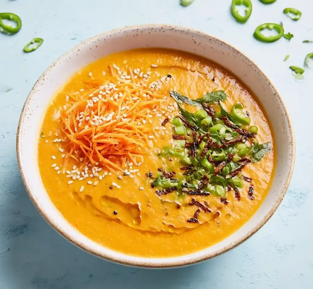 Spicy Miso Carrot Soup Recipe