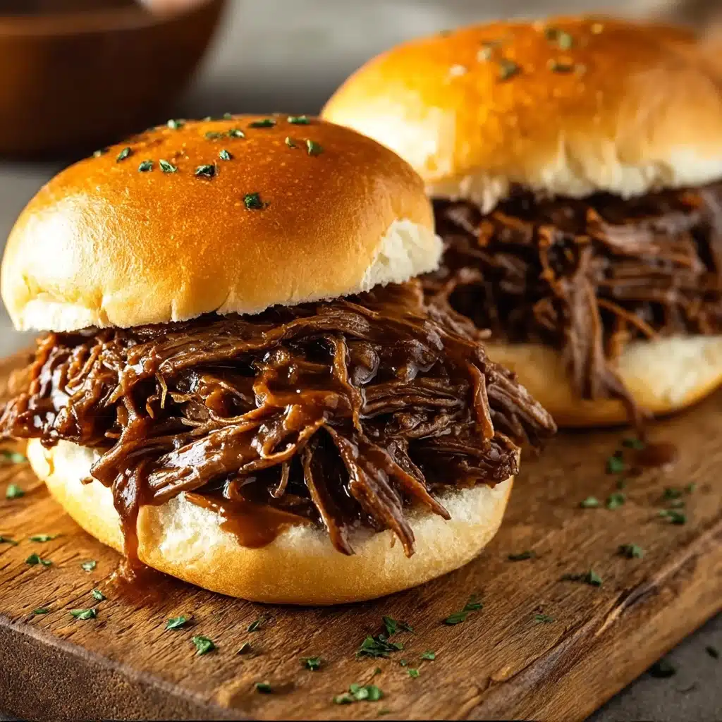 Crockpot French Dip Sandwiches Recipe - Recipe Image