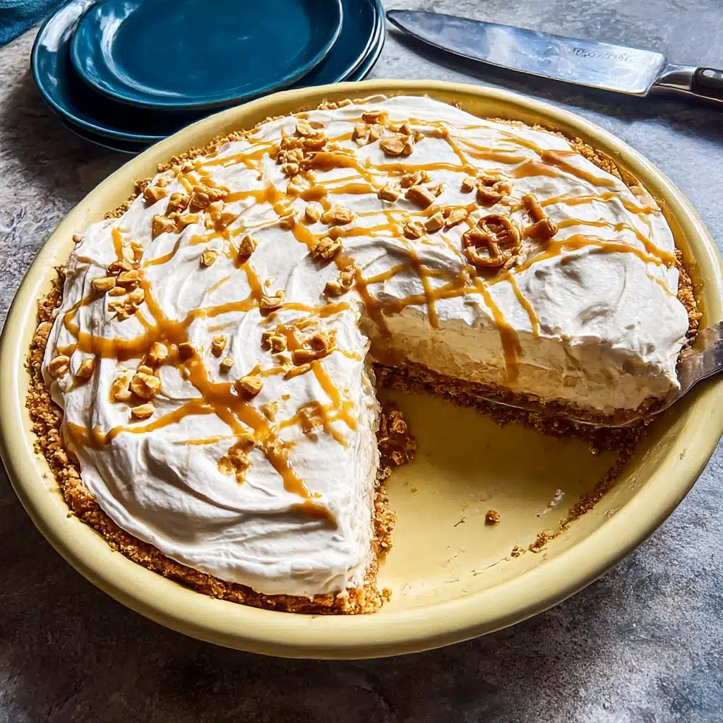 Peanut Butter Pretzel Pie Recipe - Recipe Image