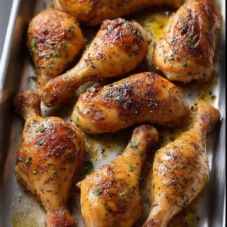 Crispy Baked Chicken Legs Recipe