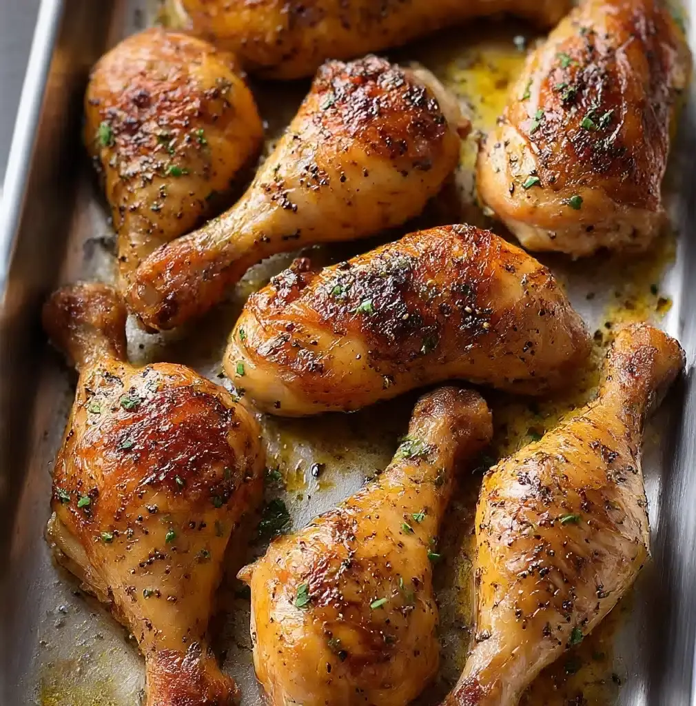 Crispy Baked Chicken Legs Recipe