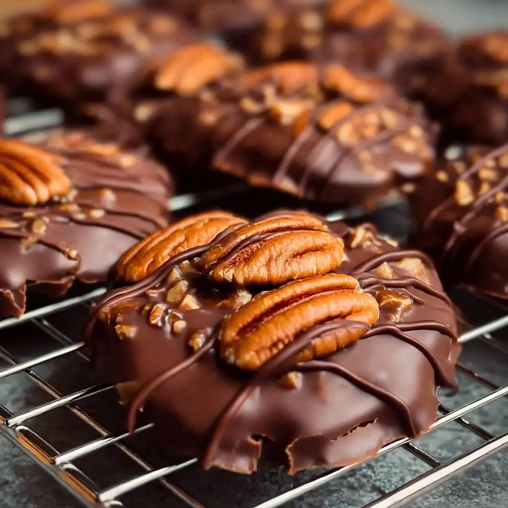 Chocolate Pecan Turtle Clusters Recipe - Recipe Image