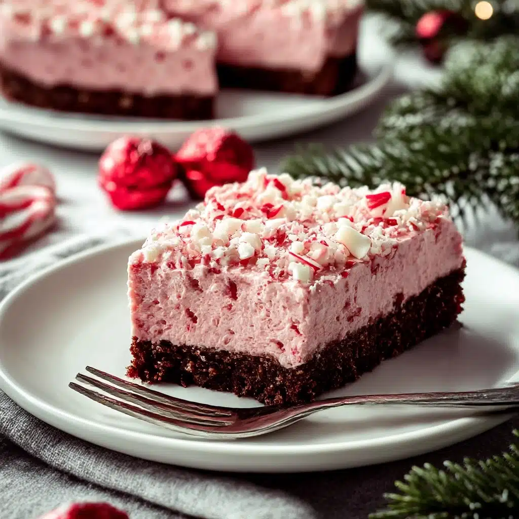 No Bake Christmas Peppermint Pie Recipe - Recipe Image