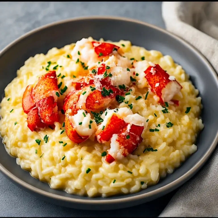 Lemon Butter Lobster Risotto Recipe