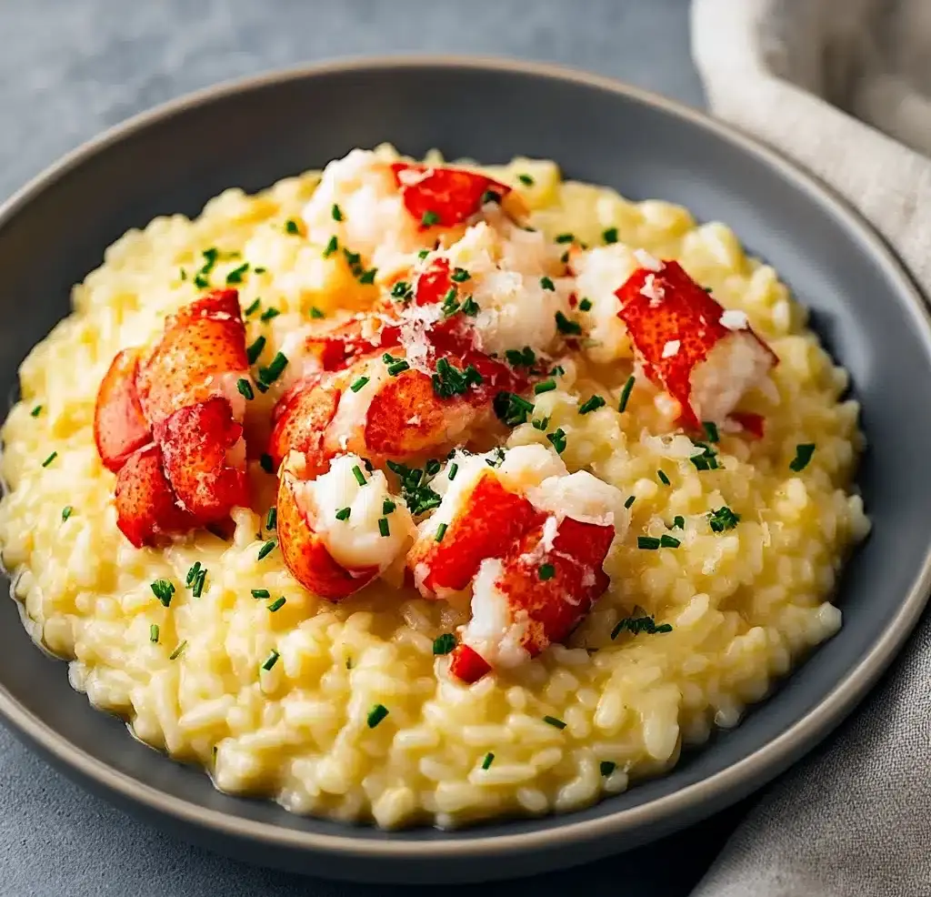 Lemon Butter Lobster Risotto Recipe