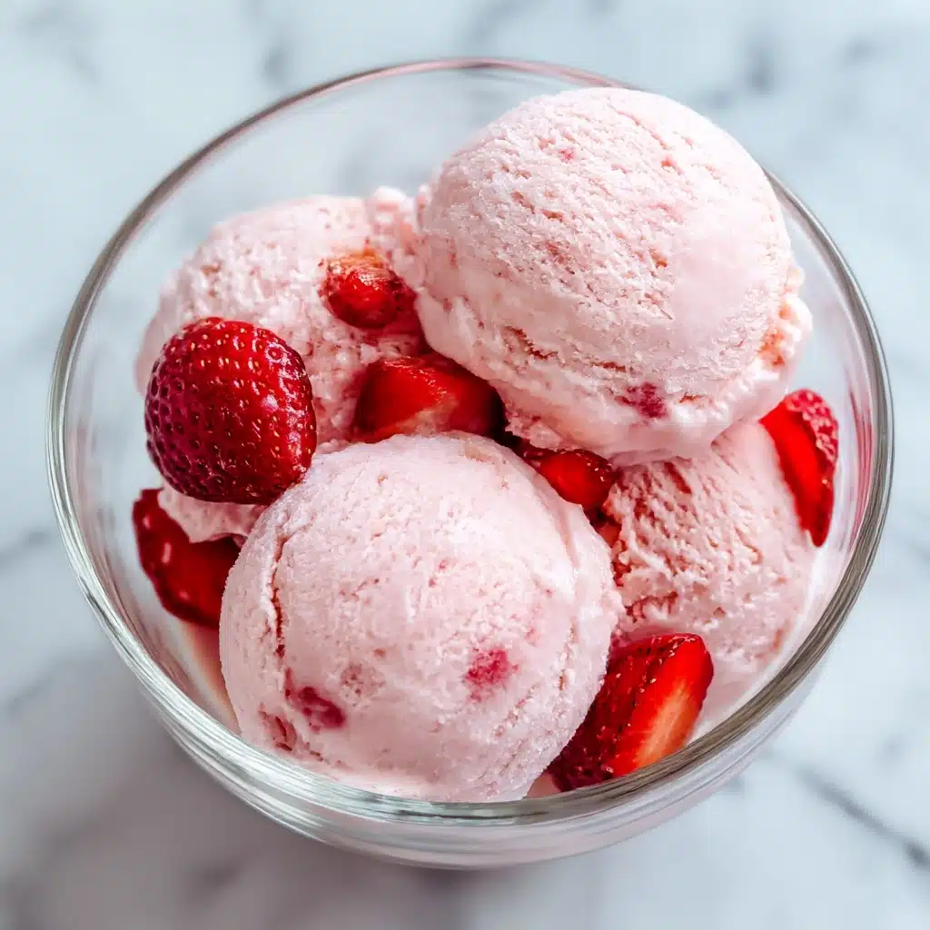 Strawberry Greek Frozen Yogurt Recipe - Recipe Image