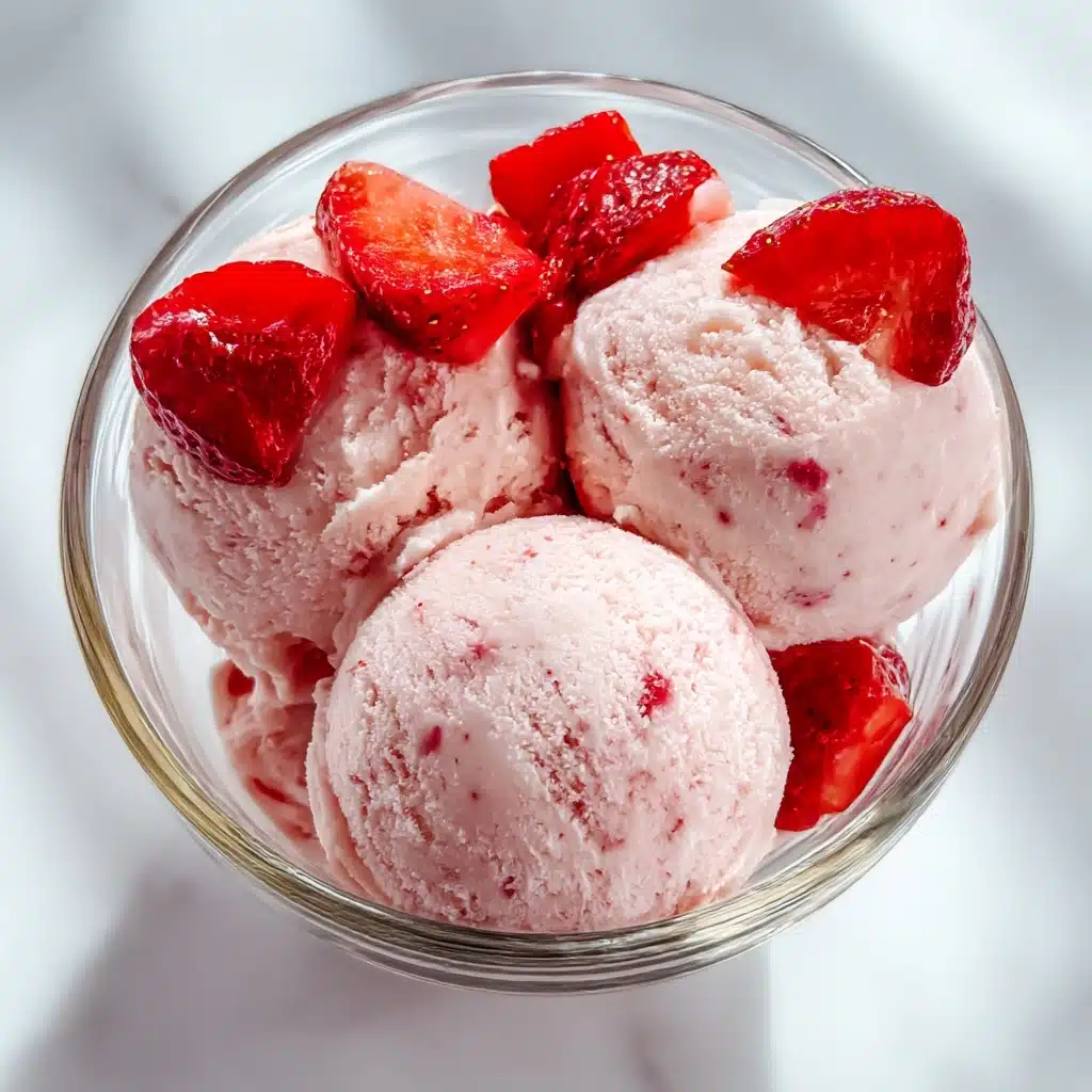 Strawberry Greek Frozen Yogurt Recipe - Recipe Image