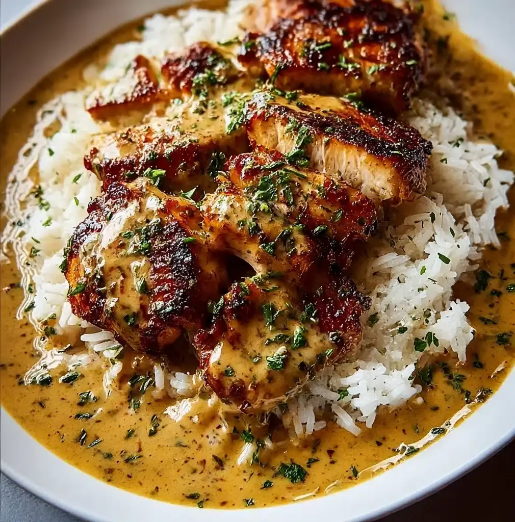 Best Smothered Chicken and Rice Recipe
