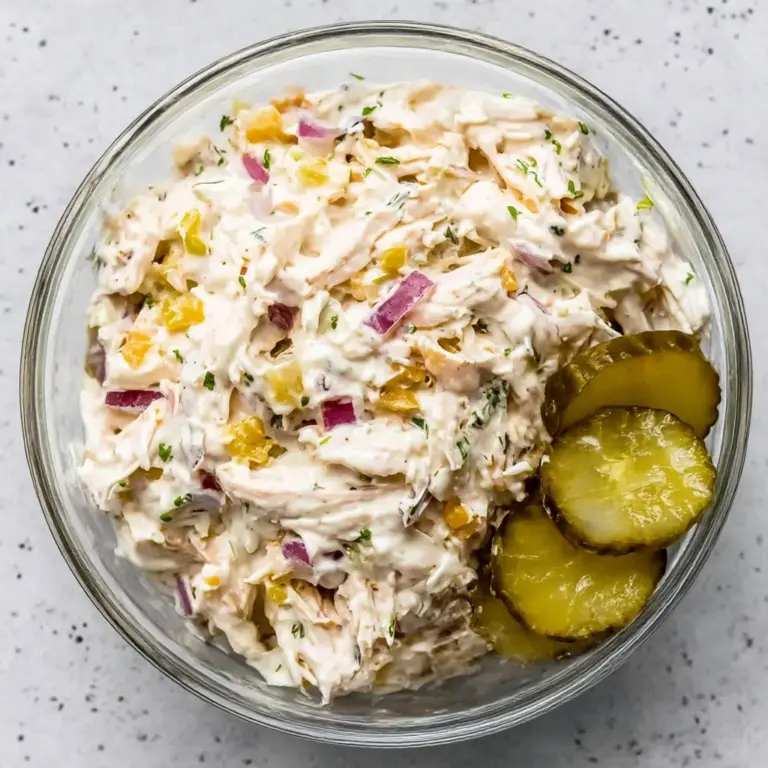 Savory Dill Pickle Chicken Salad Recipe