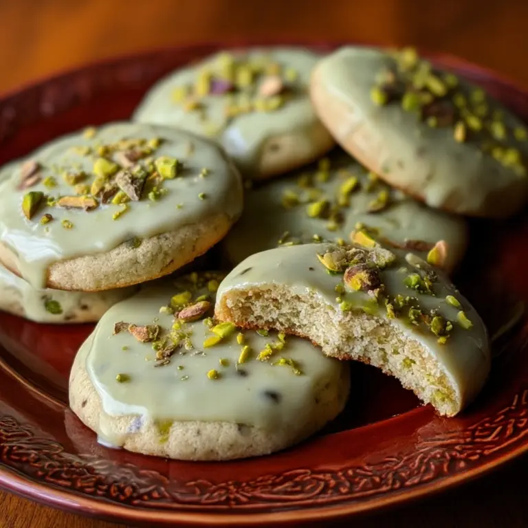 Delicious Pistachio Shortbread Cookies Recipe