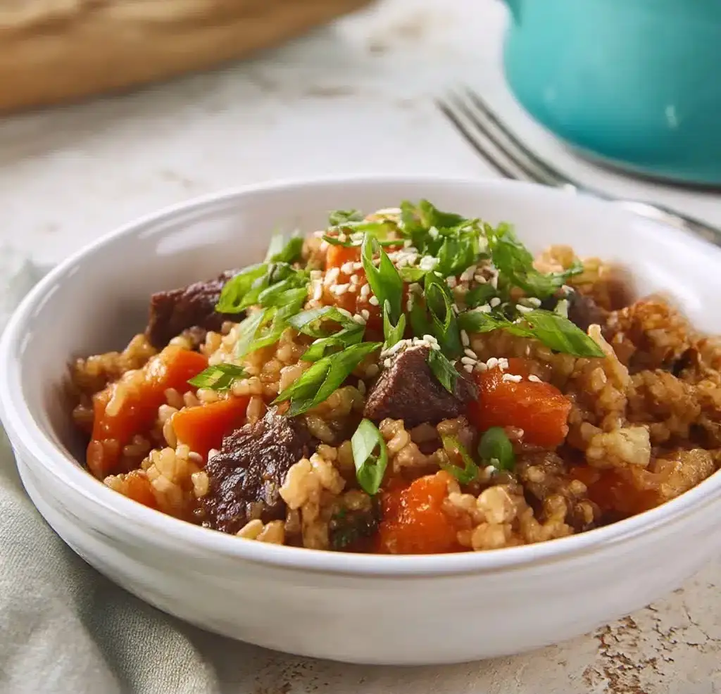 Teriyaki beef casserole Recipe