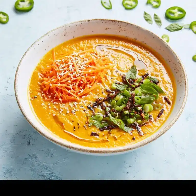 Spicy Miso Carrot Soup Recipe