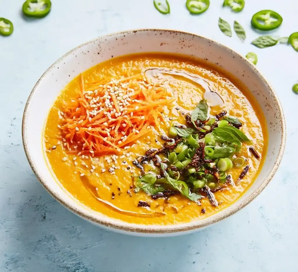 Spicy Miso Carrot Soup Recipe