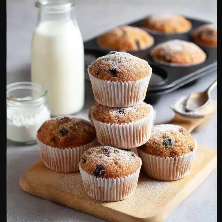 Moist Christmas Stollen Muffins Recipe