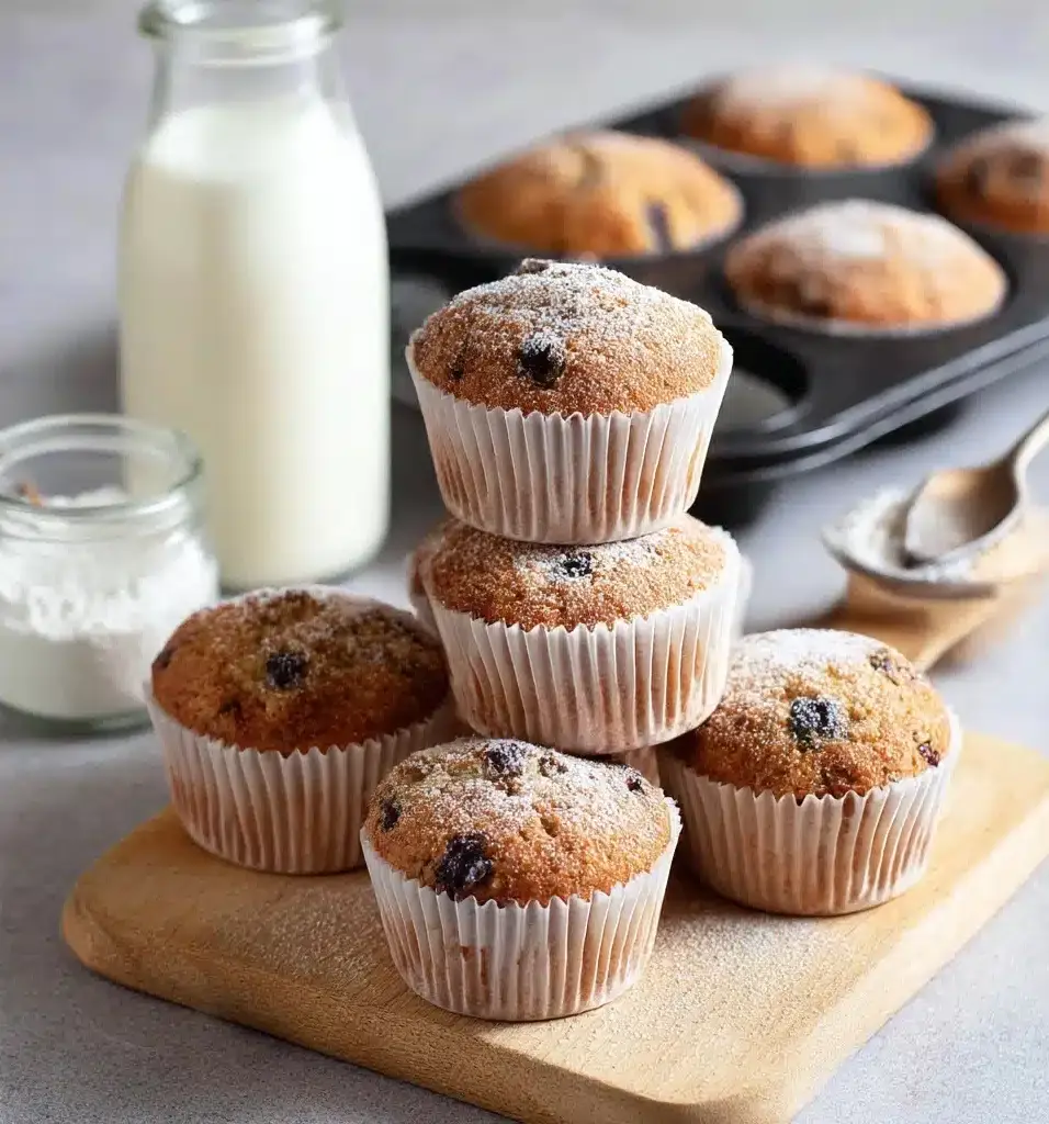 Moist Christmas Stollen Muffins Recipe
