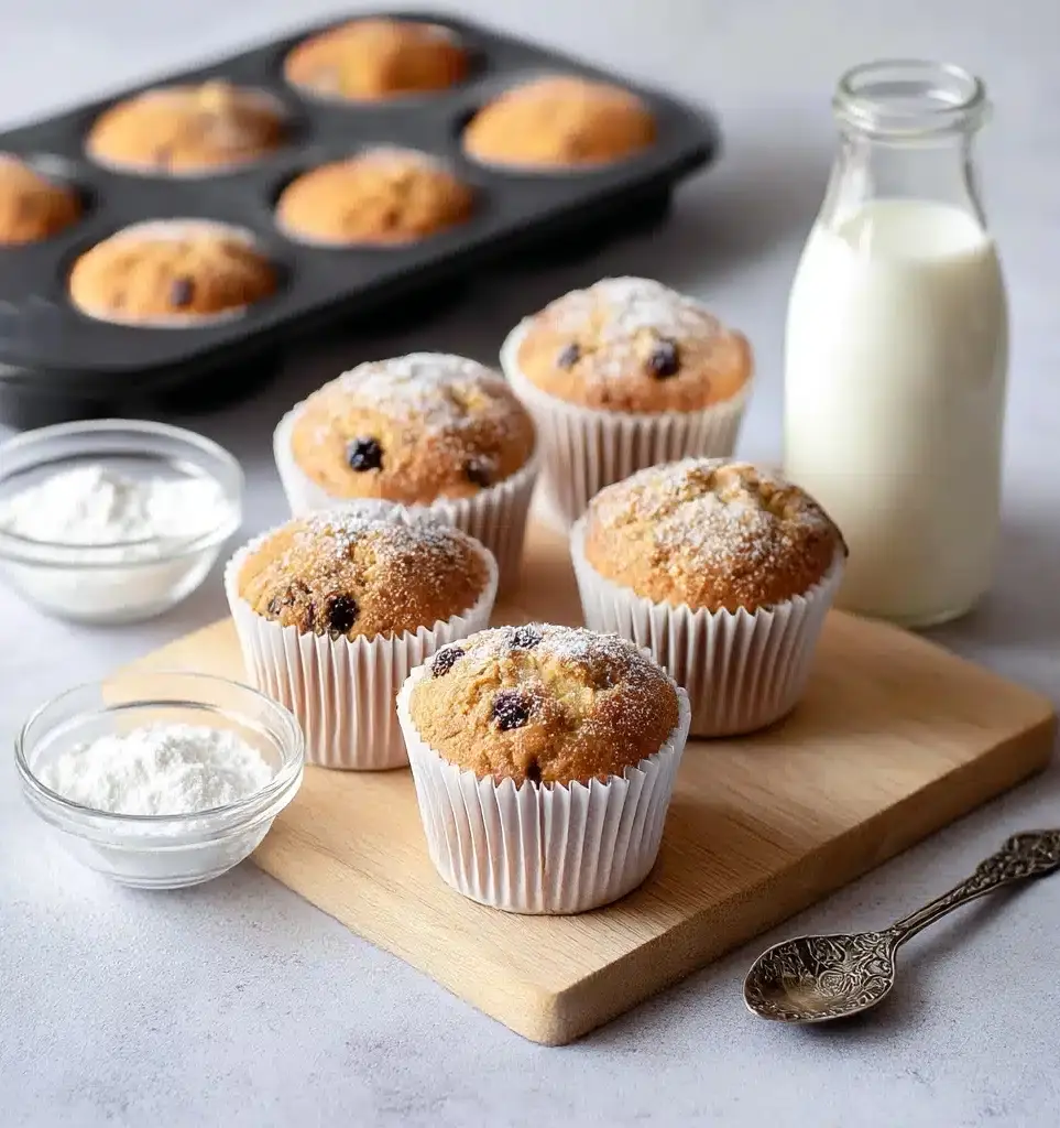 Moist Christmas Stollen Muffins Recipe
