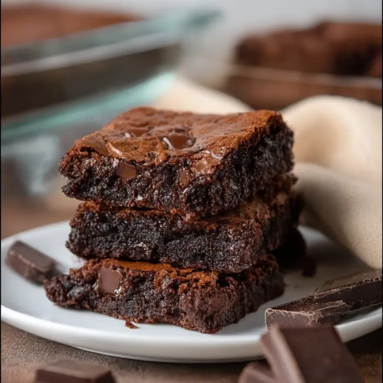 Ultra-Fudgy Chocolate Brownies With Almond Flour Recipe