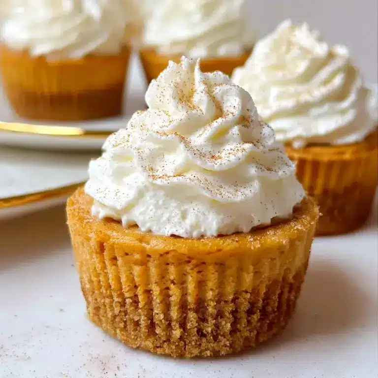 Mini Pumpkin Cheesecake Recipe