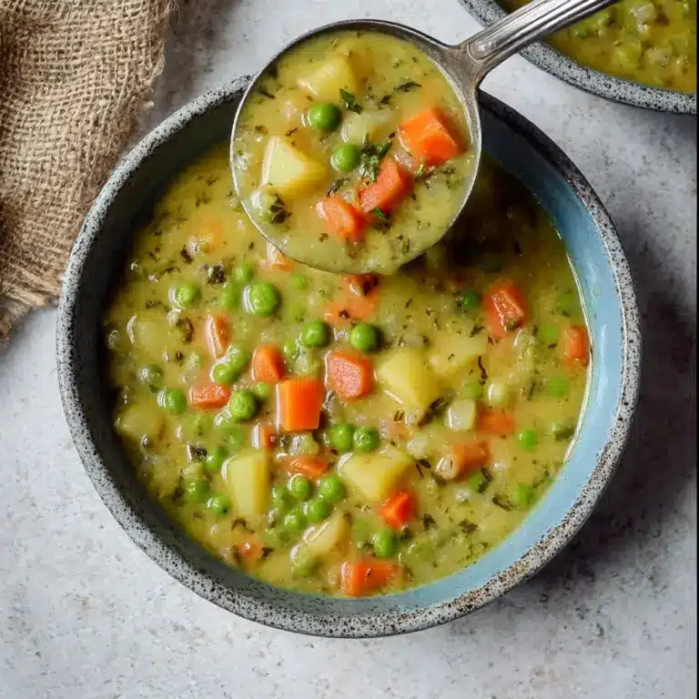 Easy Veggie Stew Recipe | Vegan Pea Soup Recipe