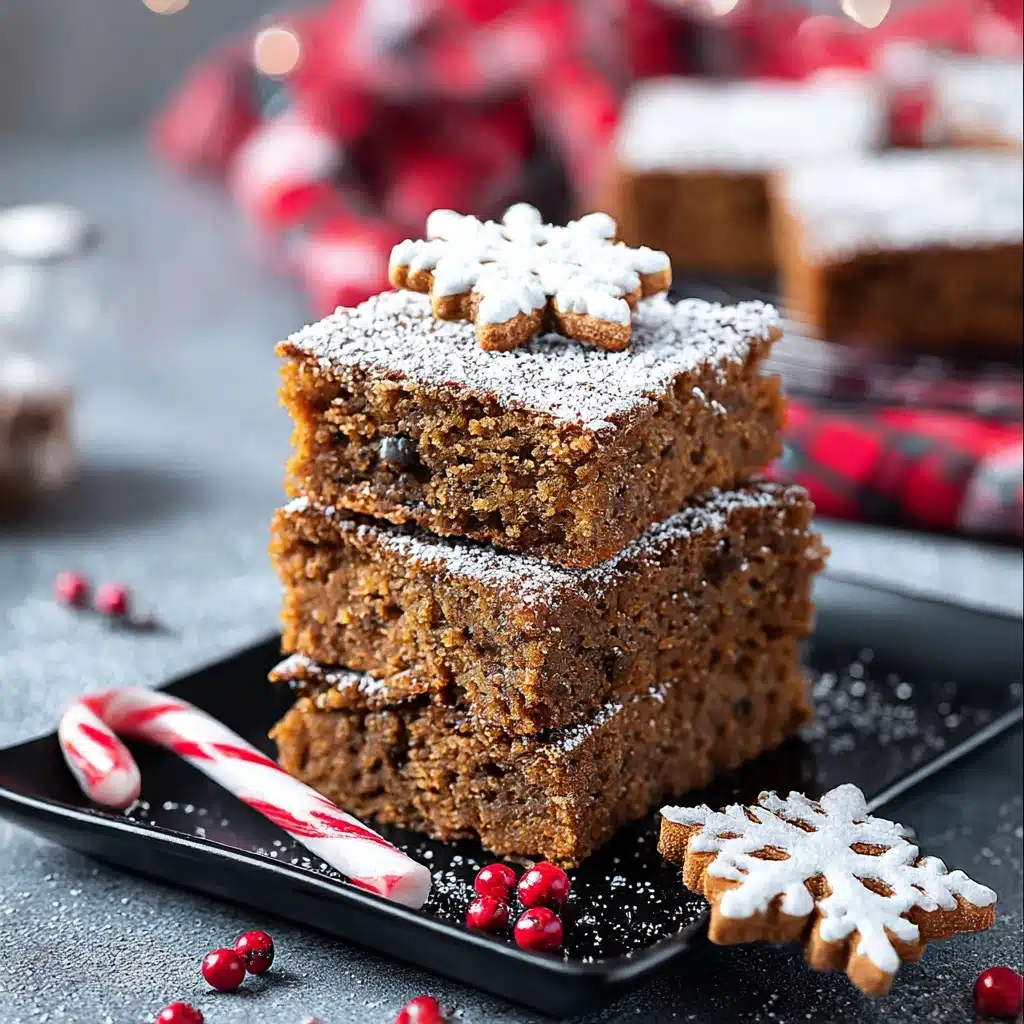 Gingerbread Blondies Recipe - Recipe Image