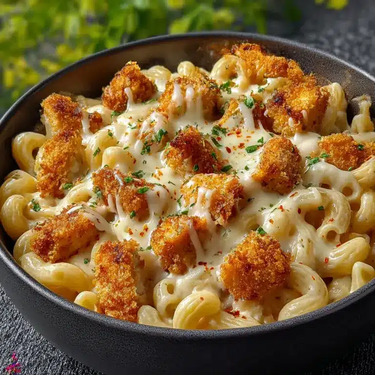 Creamy Honey Pepper Chicken Mac and Cheese Recipe
