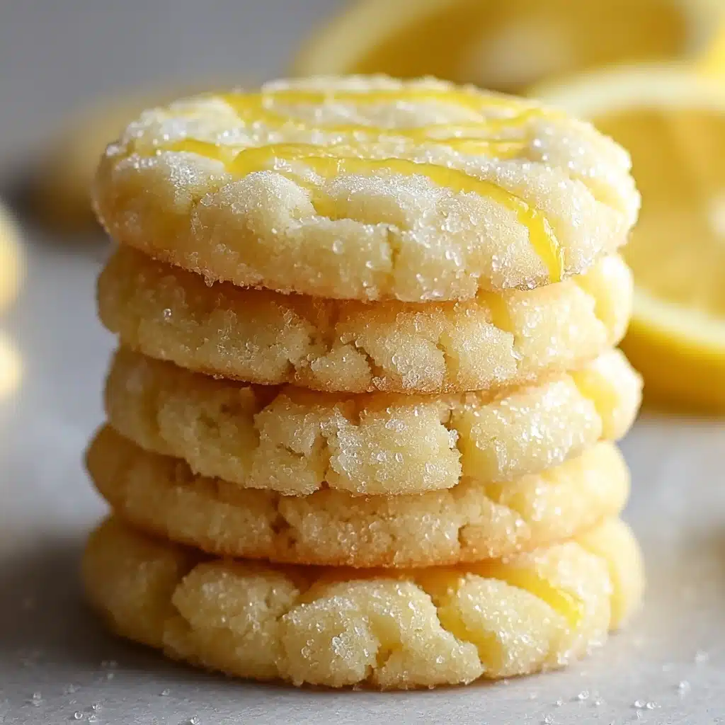 Delightfully Zesty Lemon Pound Cake Cookies Recipe - Recipe Image
