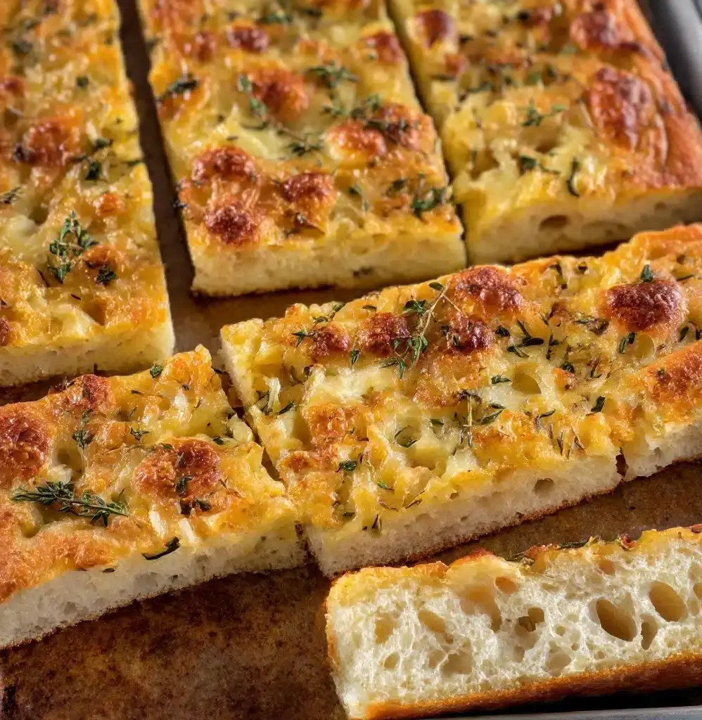 Gruyère & Thyme Italian Focaccia Recipe