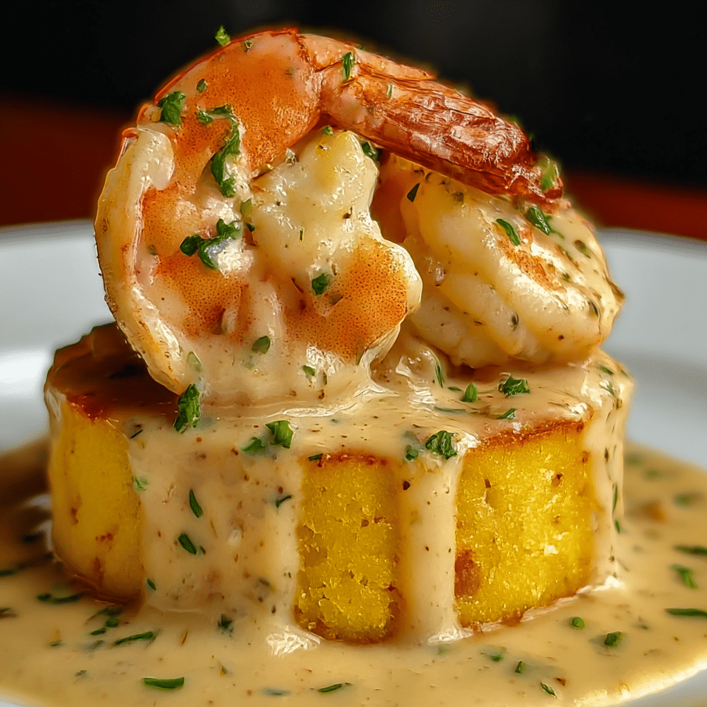 Garlic Shrimp Mofongo Recipe - Recipe Image