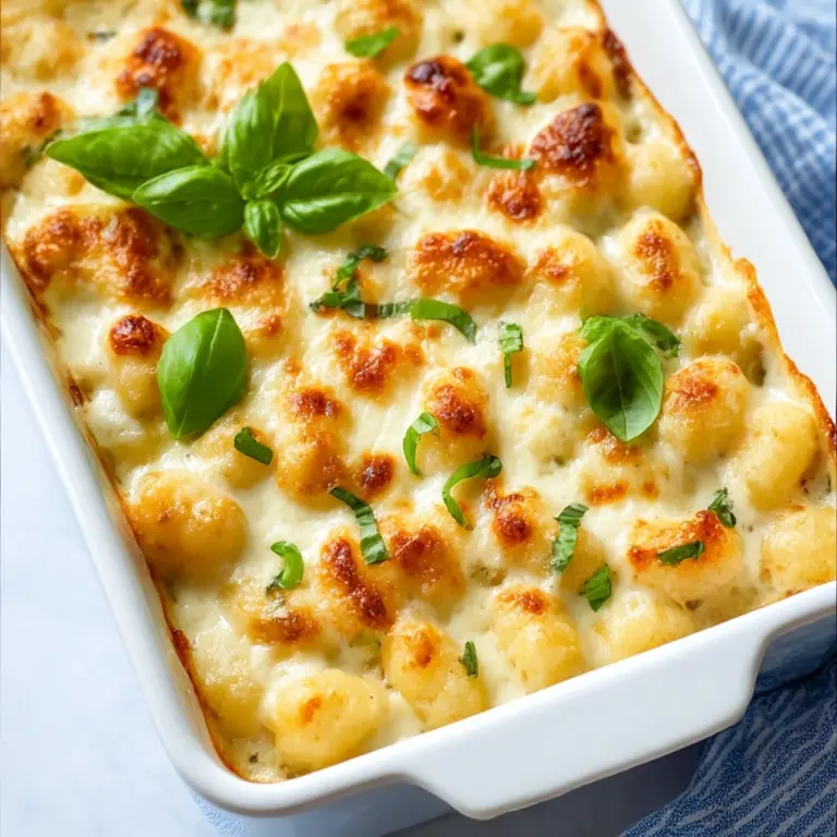 Tasty Baked Gnocchi Mac and Cheese Recipe
