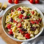 Greek Pasta with Feta & Olives Recipe
