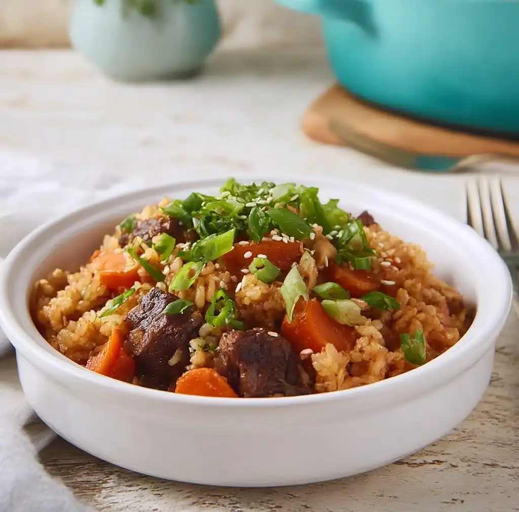 Teriyaki beef casserole Recipe