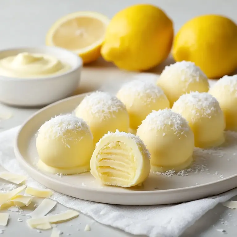 Creamy Lemon Truffles Recipe