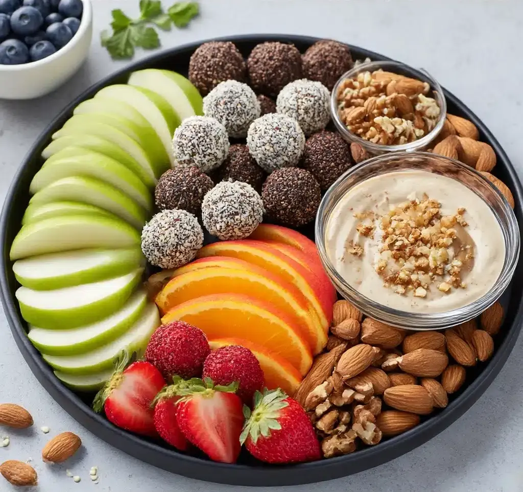 Protein ball charcuterie board Recipe
