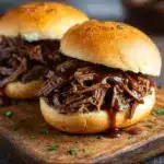 Crockpot French Dip Sandwiches Recipe