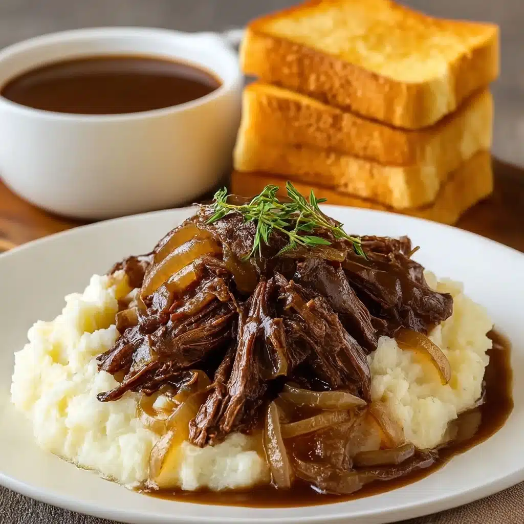 Slow Cooker Beef Manhattan Recipe - Recipe Image