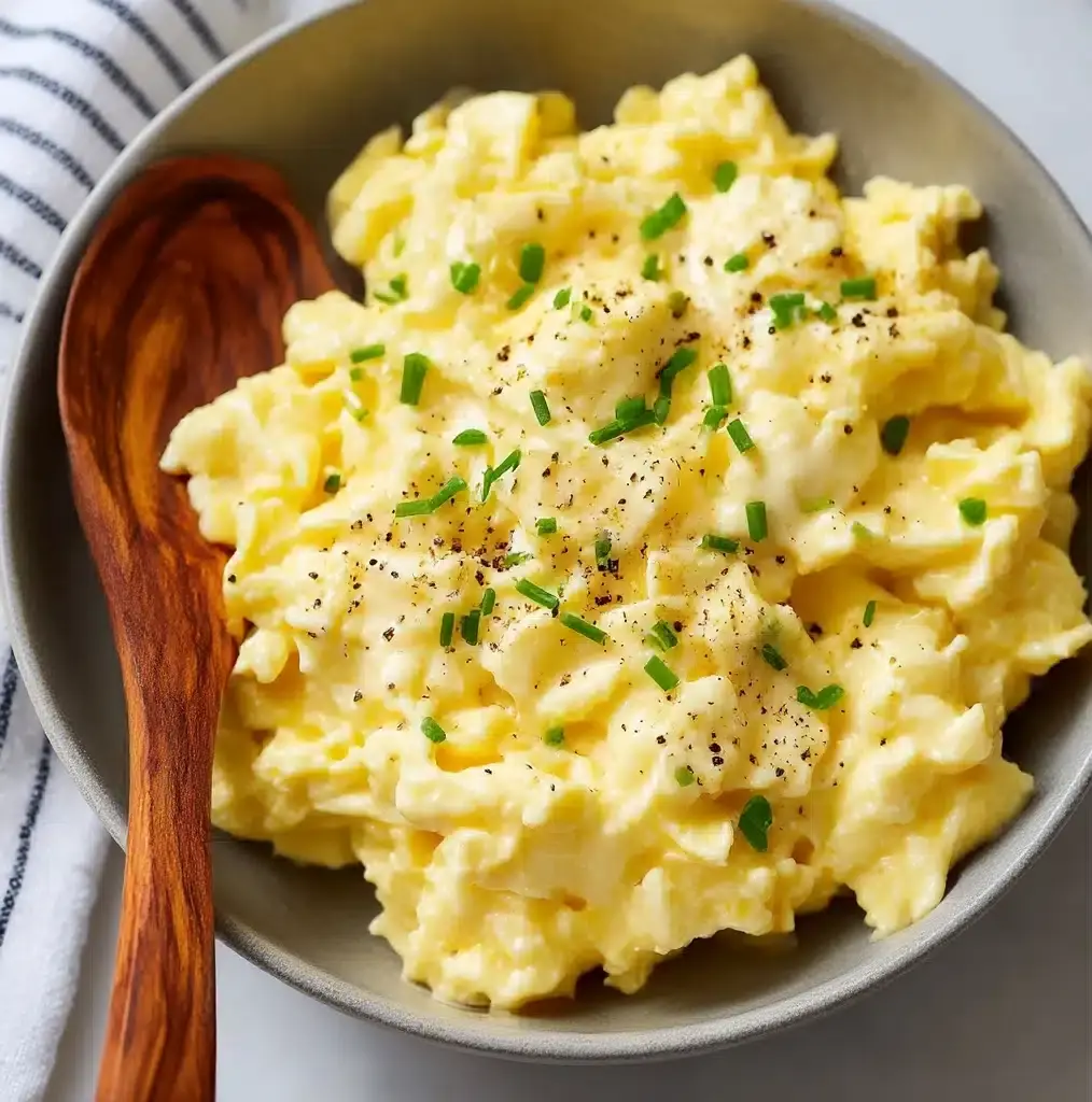 Creamy Scrambled Eggs Recipe